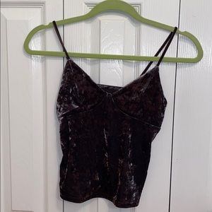 Velvet tank top